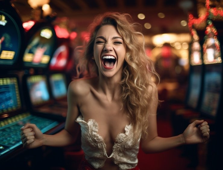 Antarmuka aplikasi pohontoto menampilkan permainan slot dan live casino